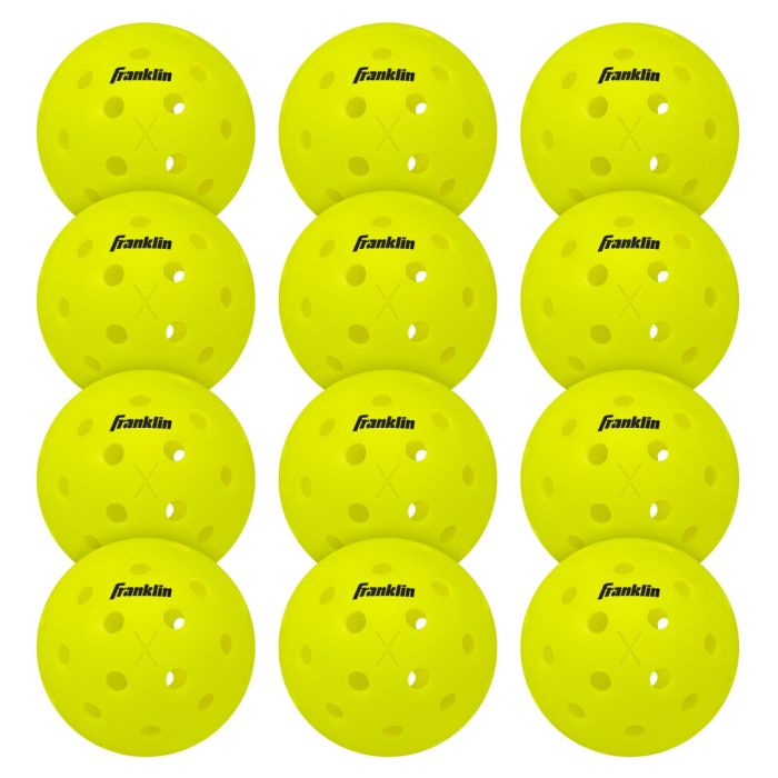 Franklin X-40 Outdoor Pickleballs (12-Pack Bulk)