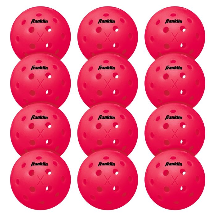 Franklin X-40 Outdoor Pickleballs (12-Pack Bulk)