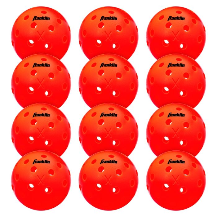 Franklin X-40 Outdoor Pickleballs (12-Pack Bulk)