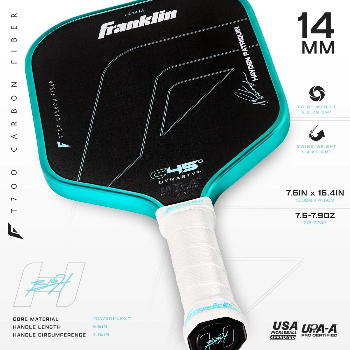 Franklin C45° Hayden Patriquin Pro Paddle