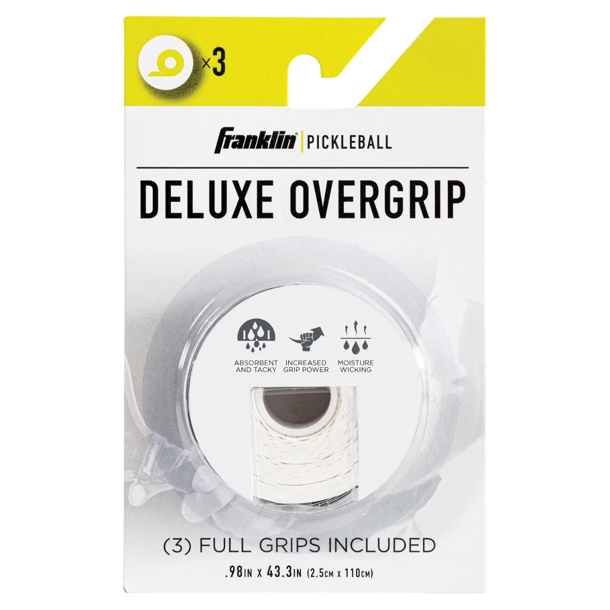 Franklin Deluxe Overgrip (3-Pack)