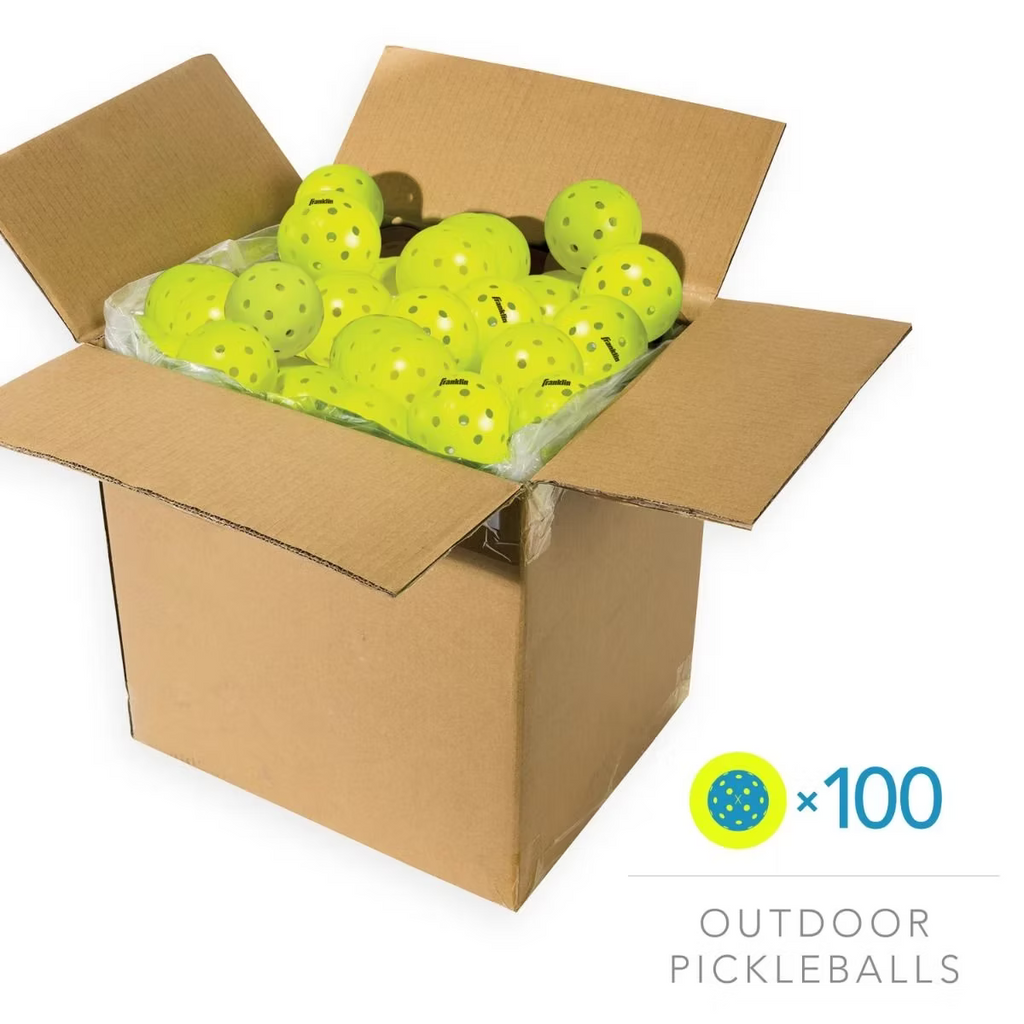 Franklin X-40 Outdoor Pickleballs (100-Pack Bulk)