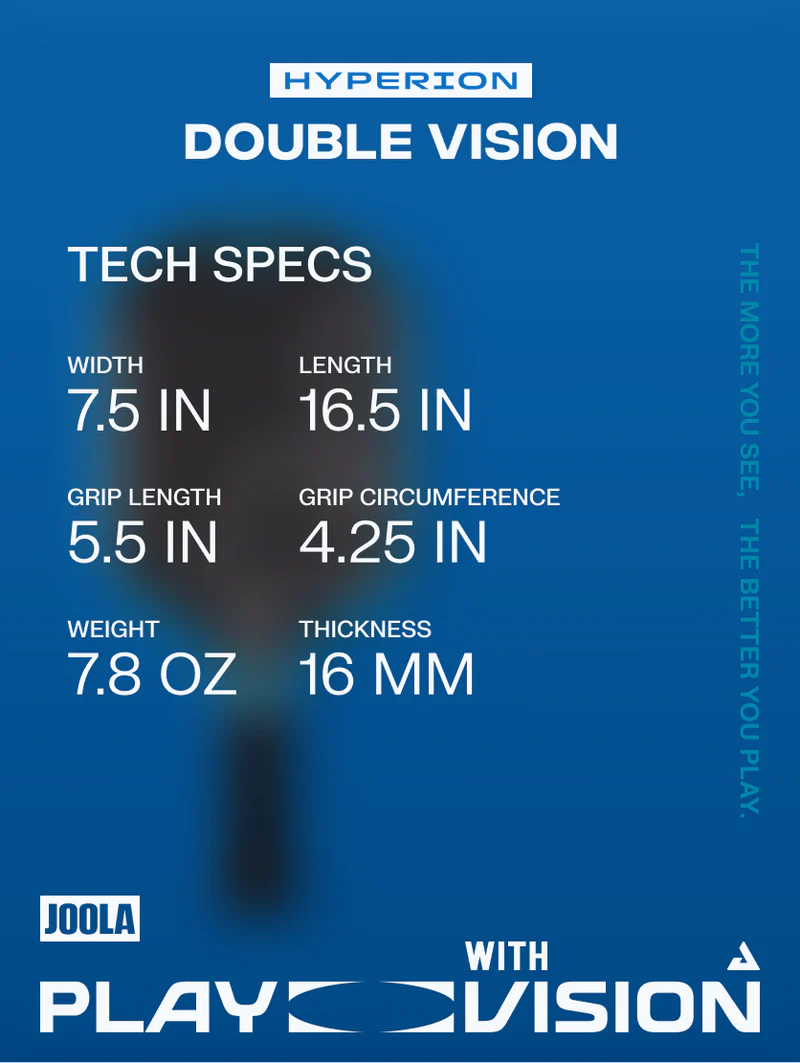 JOOLA Hyperion Double Vision Pickleball Paddle