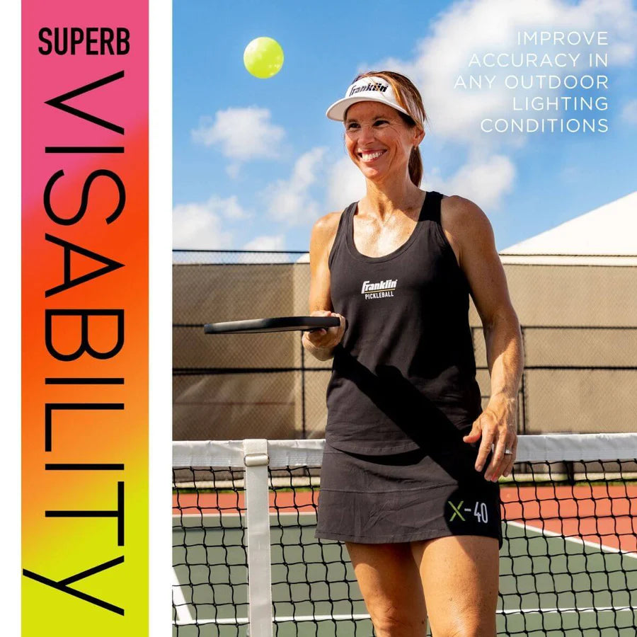 Franklin X-40 Outdoor Pickleballs (12-Pack Mesh Bag)