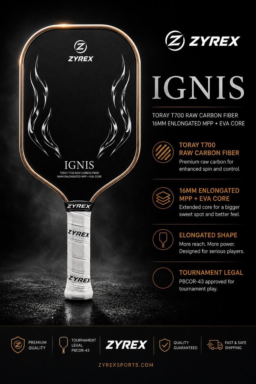 Zyrex Ignis Pickleball Paddle