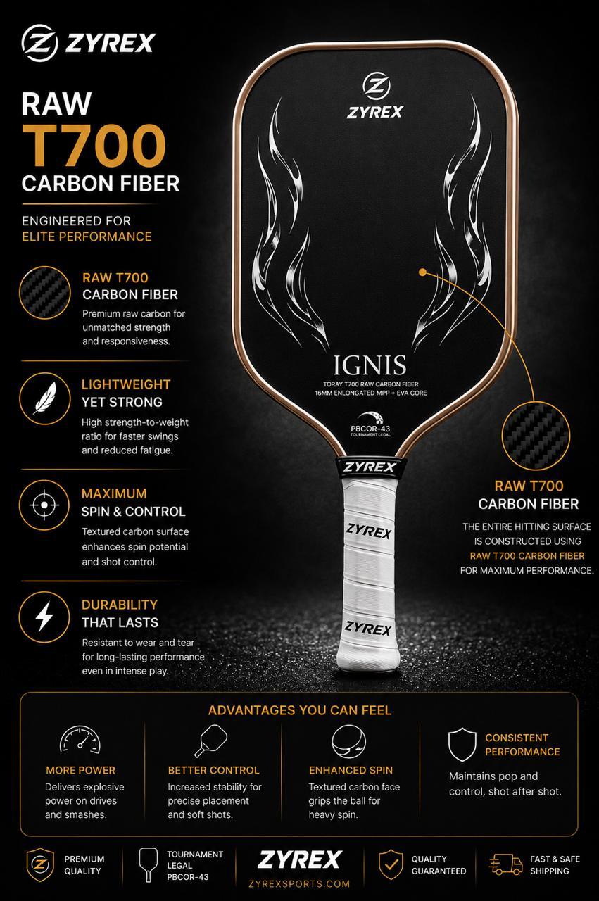 Zyrex Ignis Pickleball Paddle