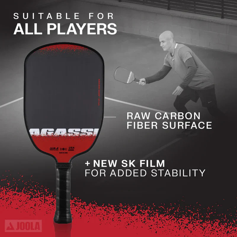 JOOLA Agassi Edge Pickleball Paddle (16mm)