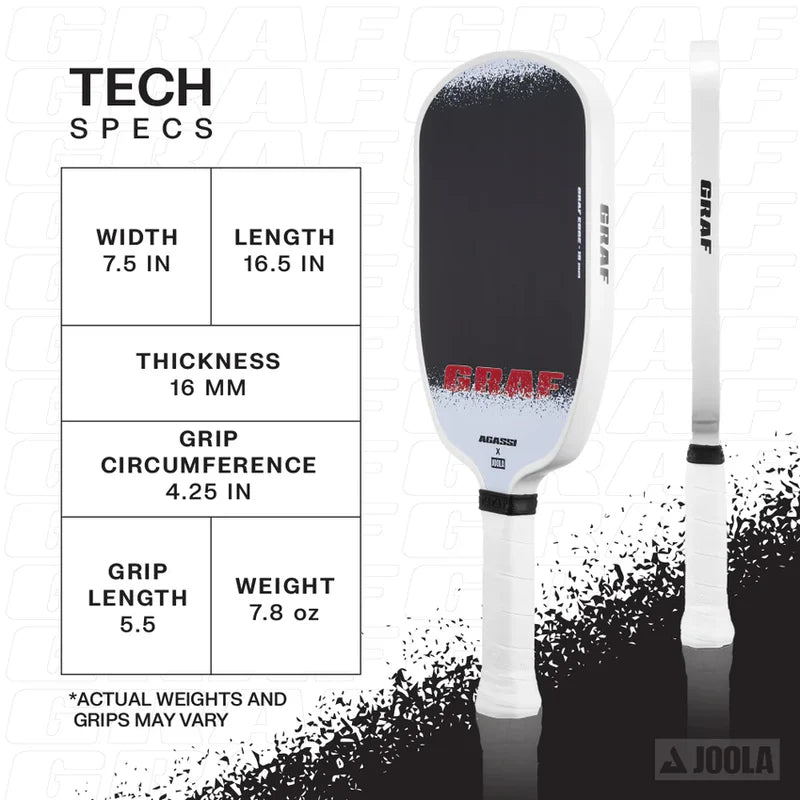 JOOLA Graf Edge Pickleball Paddle (16mm)